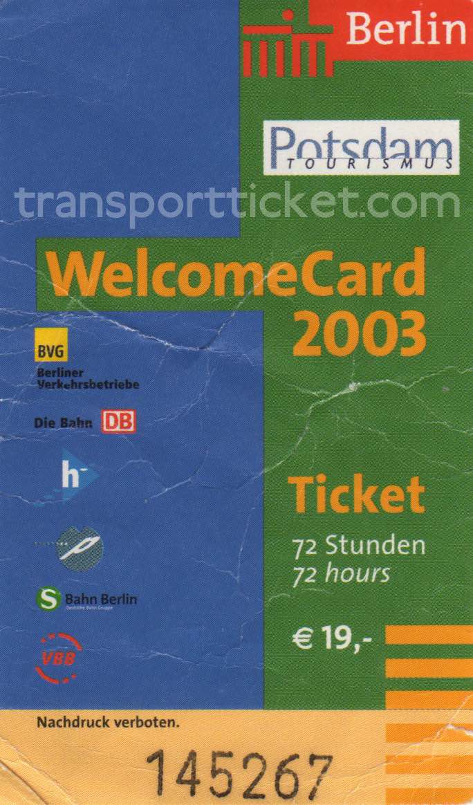 Berlin welcomeCard (2003)