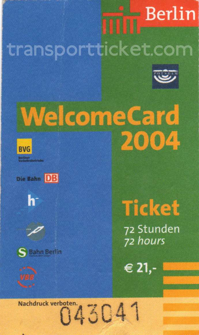 Berlin welcomeCard (2004)
