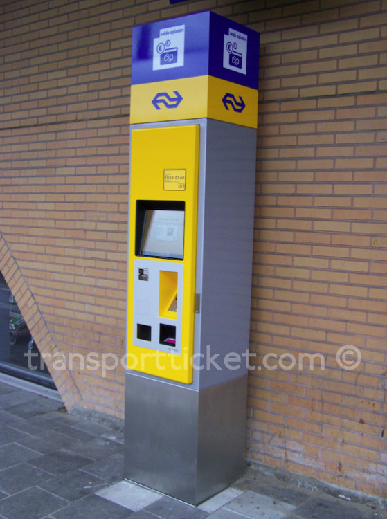 NS smart card terminal (Hilversum, 2015)