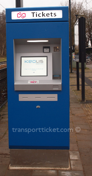 Keolis ticket machine (Raalte, 2017)