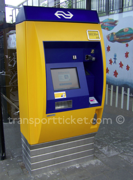 NS ticket machine (Apeldoorn de Maten, 2015)