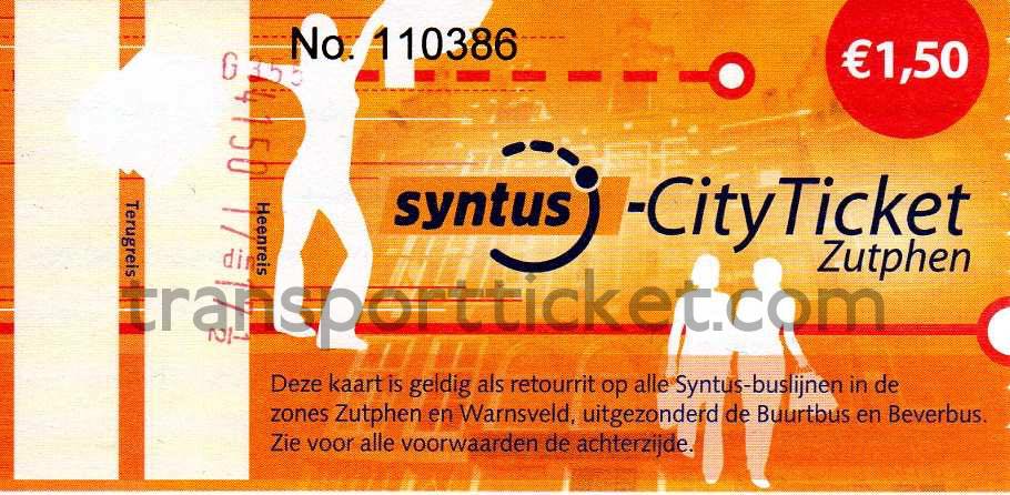 Syntus cityticket Zutphen