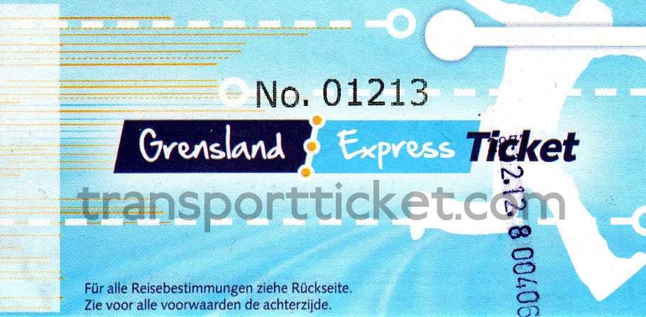 free Grensland Express-ticket (2010)