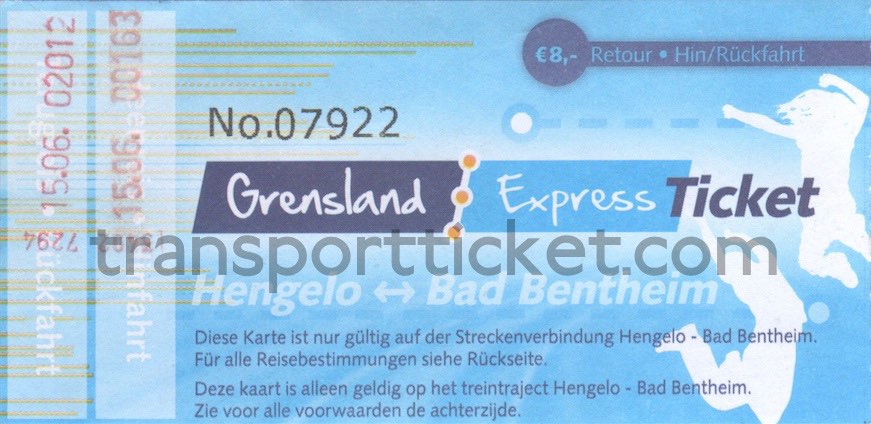 return ticket Grensland Express-ticket Hengelo - Bad Bentheim
