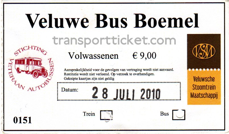 SVA bus and VSM train ticket (2010)