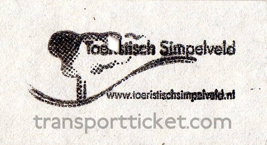 ZLSM train ticket (rear)